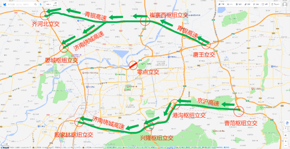 5月7日9时起，G35济广高速零点立交段主线（东向西）封闭